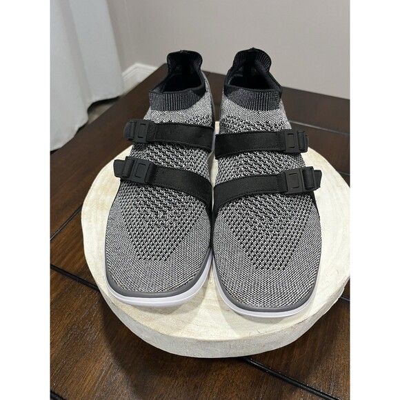 Nike Air Sock Racer Flyknit OREO Size 11 898022-100 free run presto New No Box - Picture 5 of 8